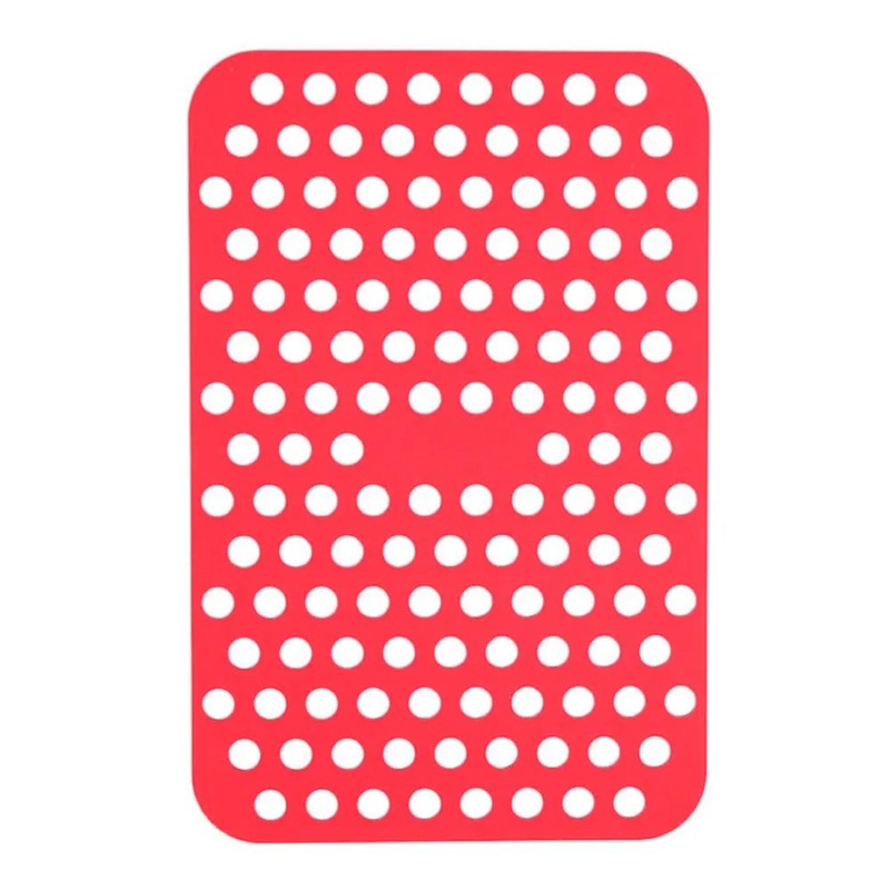 Aqua Silicone Air Fry Liner Rectangle 20.3×13.3cm
