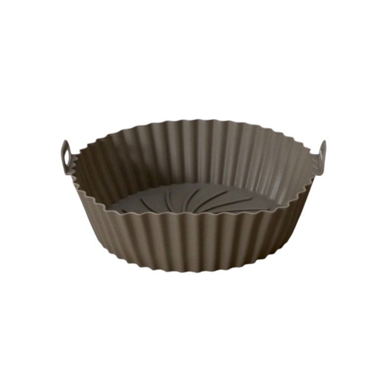 Aqua Silicone Air Fryer Liner Round 17.5×13.5cm