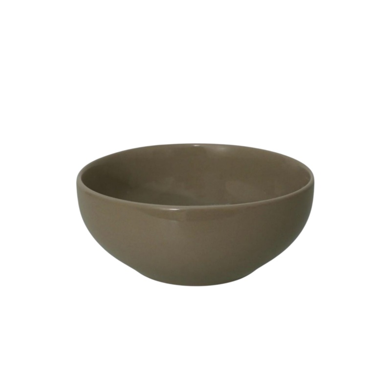 Ceramic Bowl 14x6cm Brown