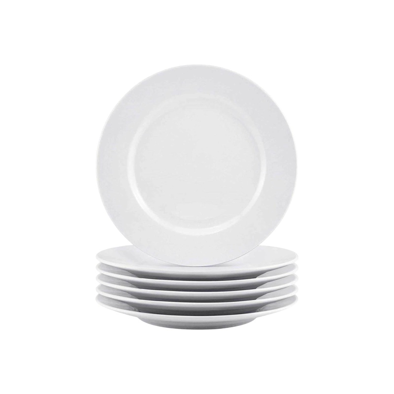 Dinner Plate Ceramic White 10.5inch 1pc 26cm