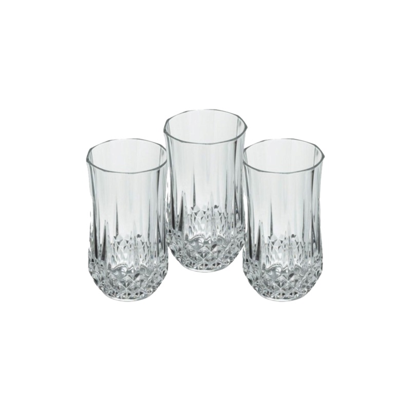 Totally Home Crystal Tumbler Shot Glasses 318ml 3pc