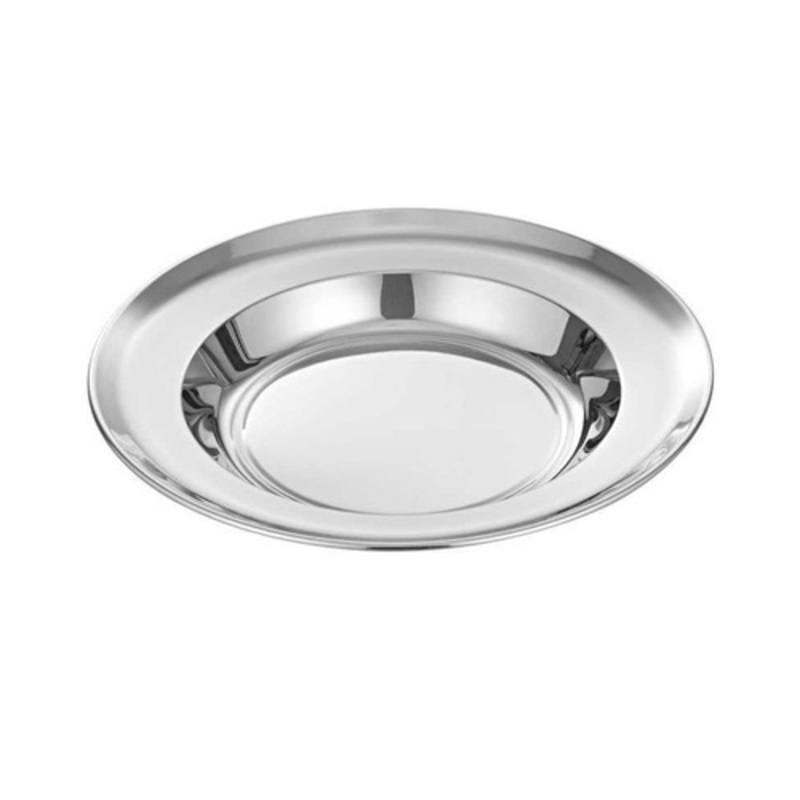 Stainless Steel Dinner Serving Plate 22cm K0023