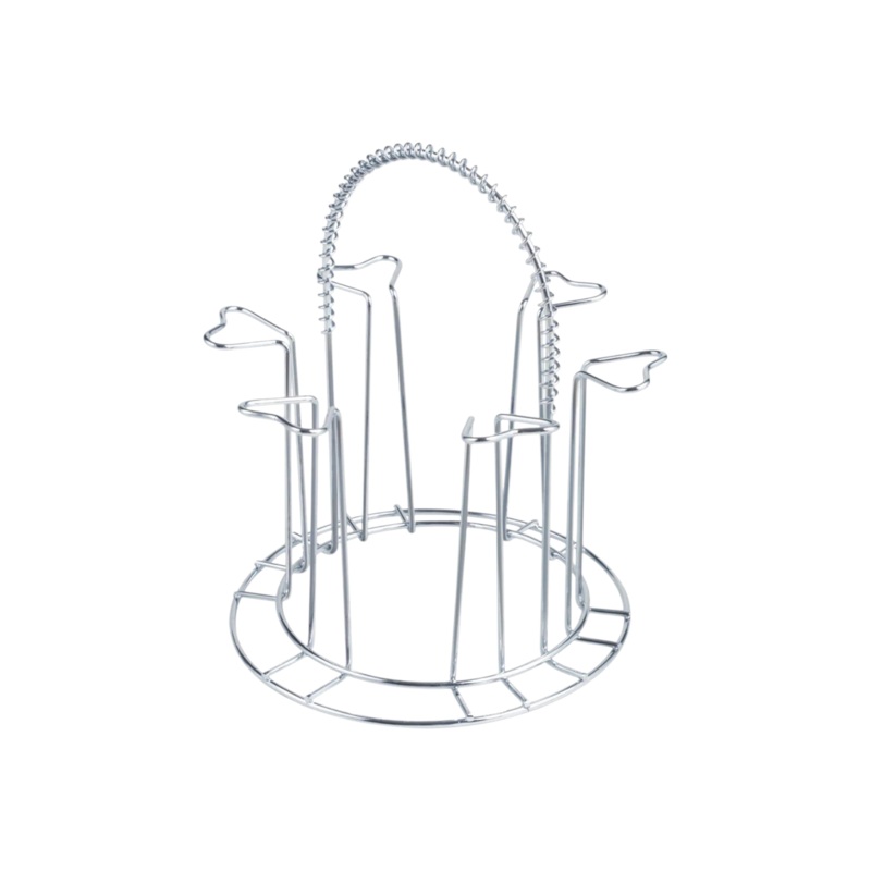 Chrome Glass Holder Stand