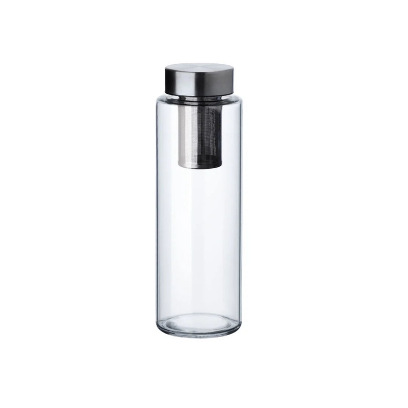 Simax Glass Borosilicate Infuser Drinking Bottle 1L