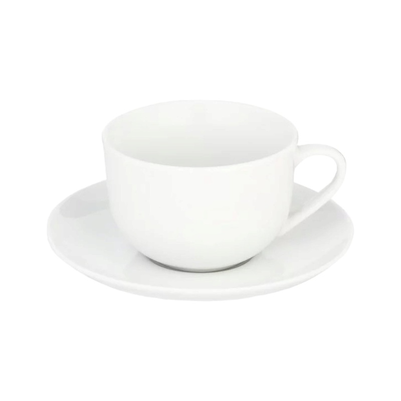 Totally Home Pure White 220ml Cup and Saucer Set