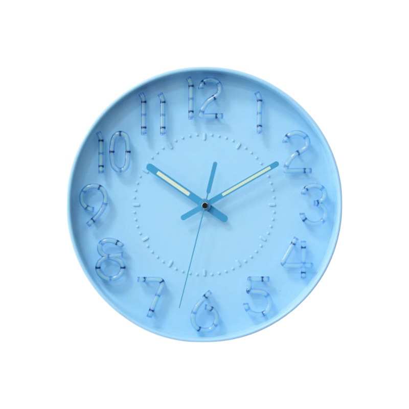 Wall Clock Round Glow In The Dark 30.5×3.5cm