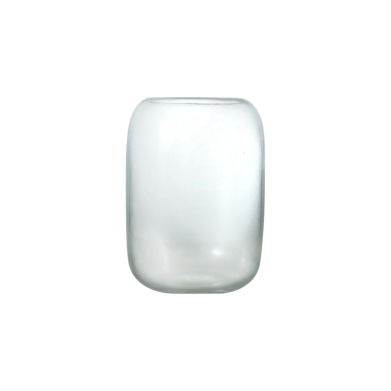 Deco Glass Vase Clear 16x22cm