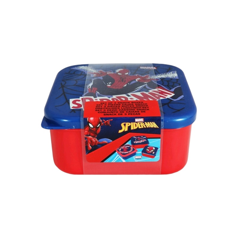 Disney Spiderman Nesting Snack Lunch Box