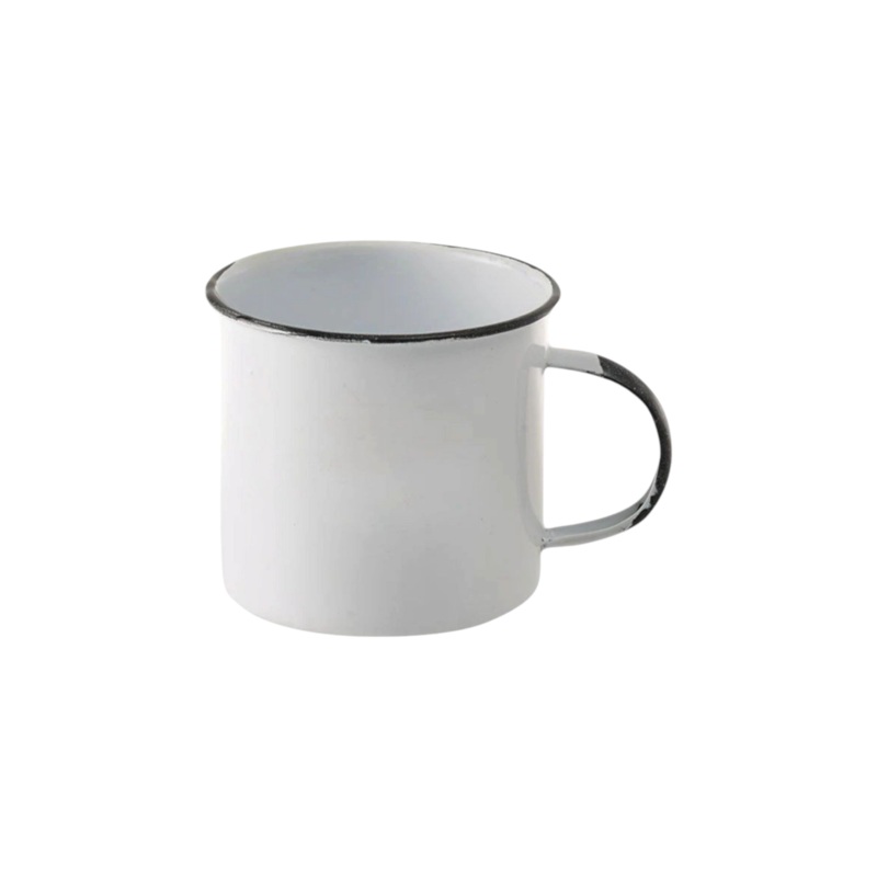 Enamel Mug 6cm White