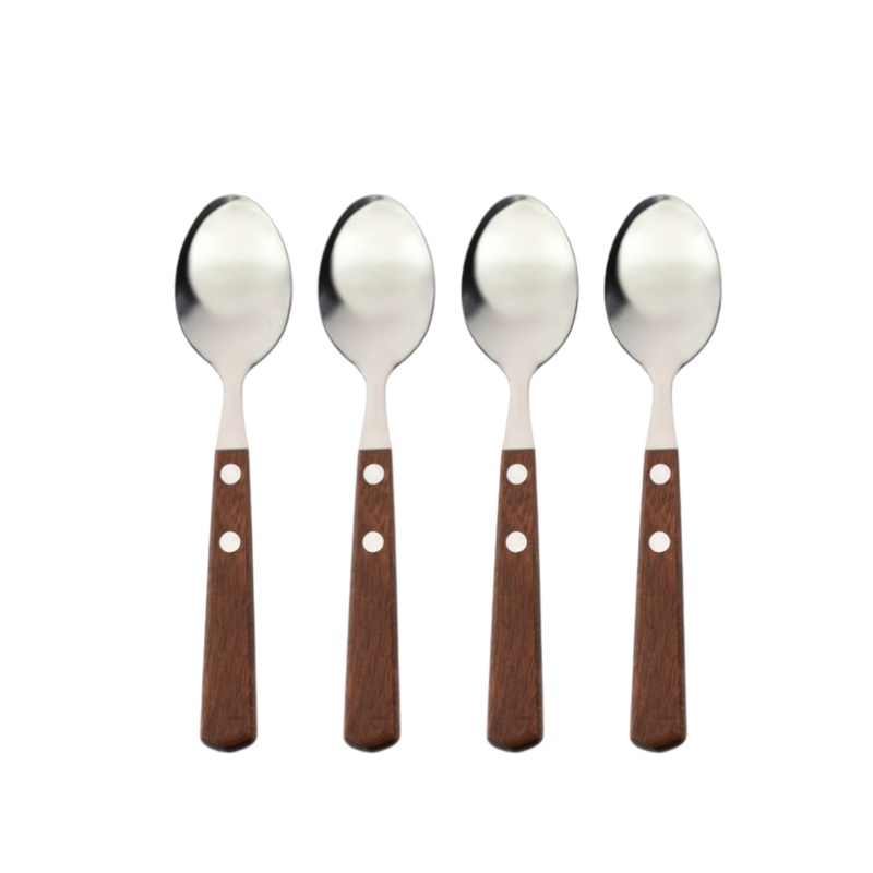 Regent Kitchen Steak Knives With Wooden Handle 4pcs