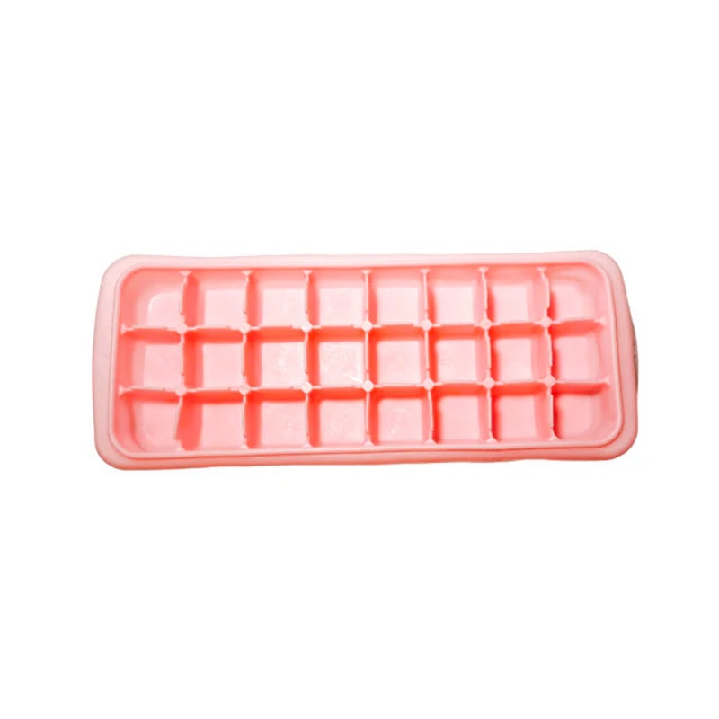 Silicone Ice Tray with Lid 24-Grid 25x10x3cm