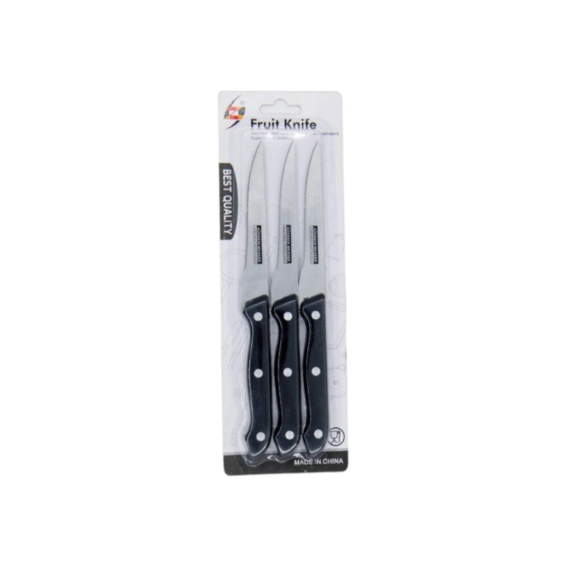 Stainless Steel Kitchen Messer 3pcs 22.5cm KWR01479
