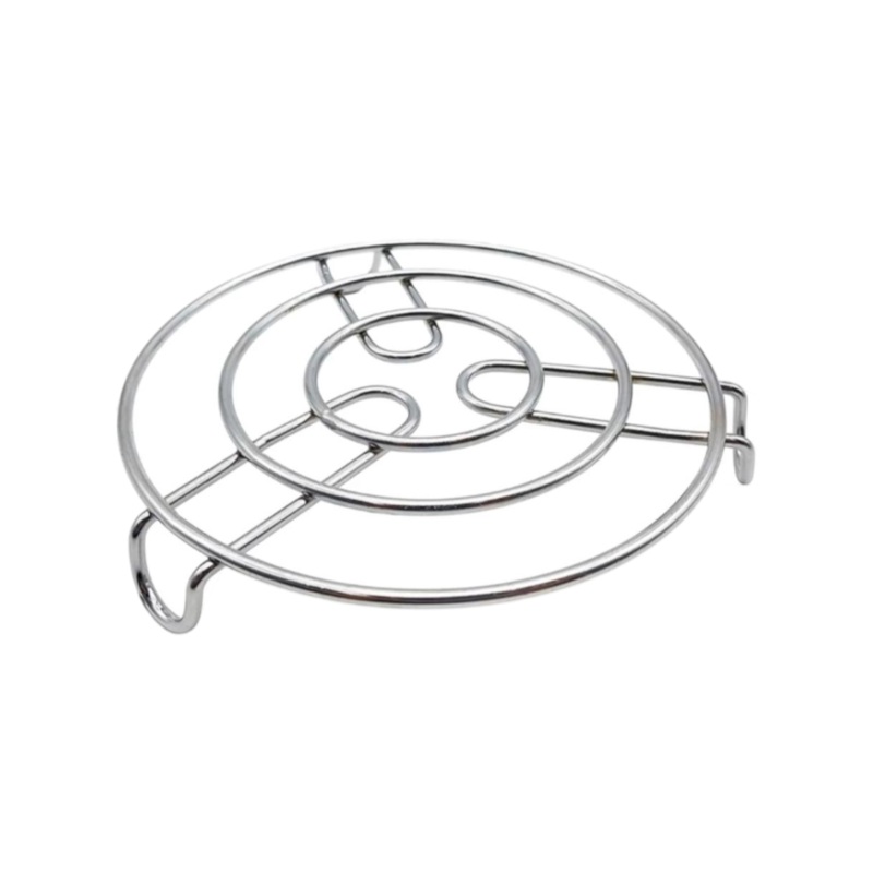 Stainless Steel Round Trivet Kitchen Hotpot Holder KWR00878