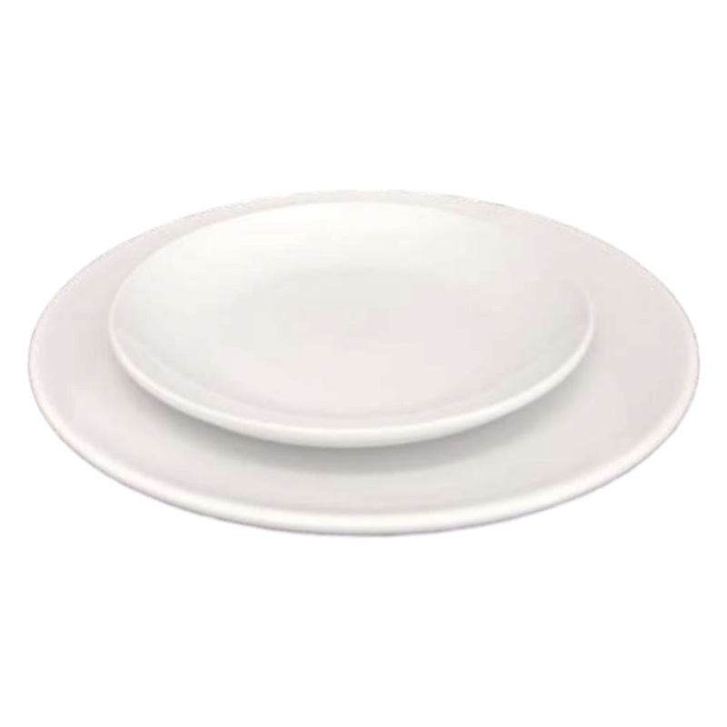 Ceramic Dinner Plate 10.25inch White