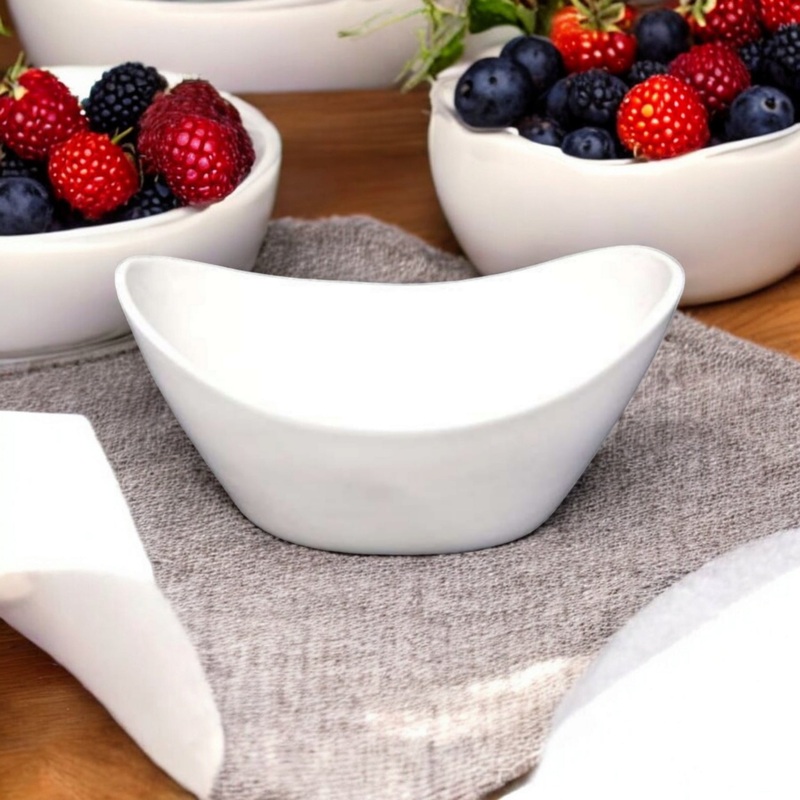 Ceramic Serving Bowl 20.5×9.5x10cm 8inch Oval