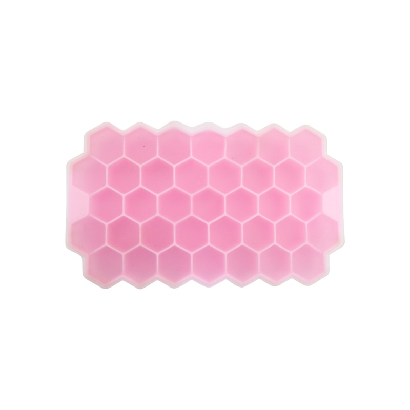 Silicone Ice Cube Tray Hexagon Cube Mould  Ice Cube 37-Cavity