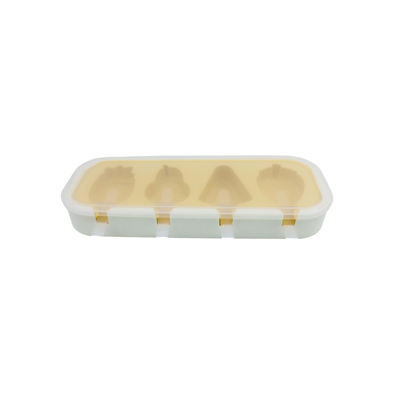 Silicone Ice Lolly Fruit Tray Mould 4-Cavity