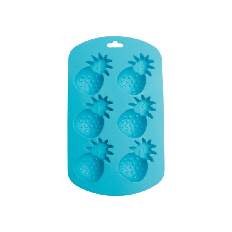 Silicone Ice Tray Pineapple Mould 6-Cavity