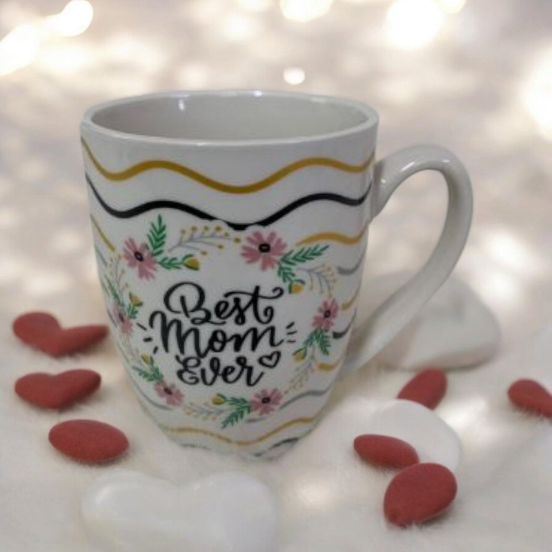 Ceramic Mom’s Mug Patterned