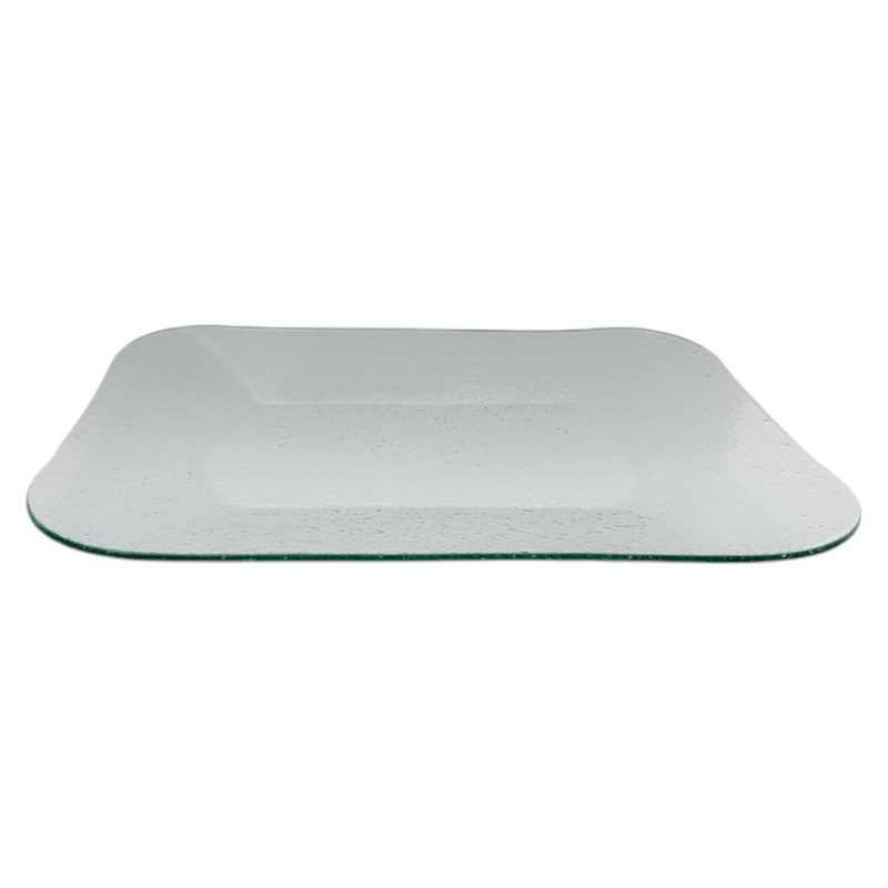 Regent Rectangular Platter Bubble Glass Large