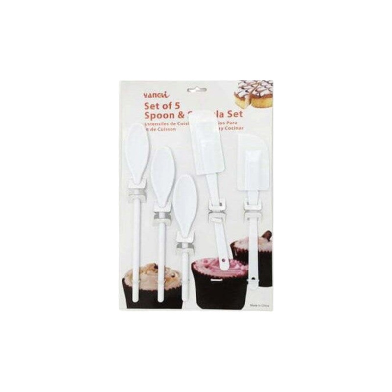 Spatula and Spoon Set 5pc Set 8929-A