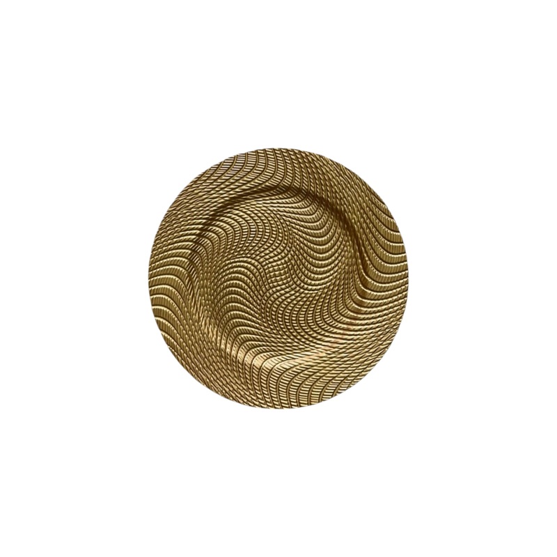 Underplate Round Gold