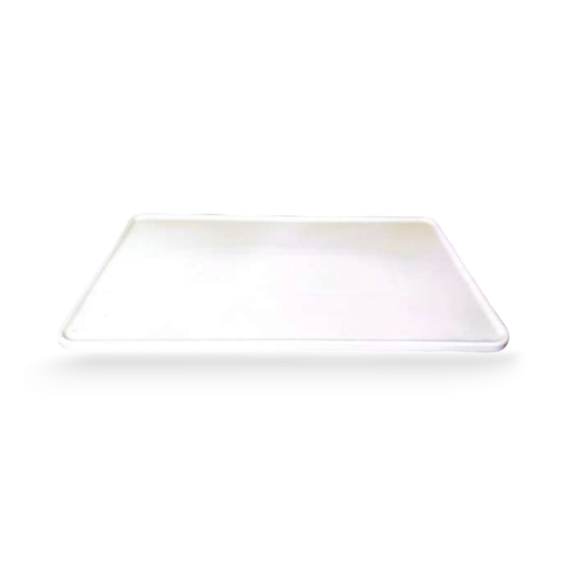 White Ceramic Serving Dinner Plate 27×16.5x1cm