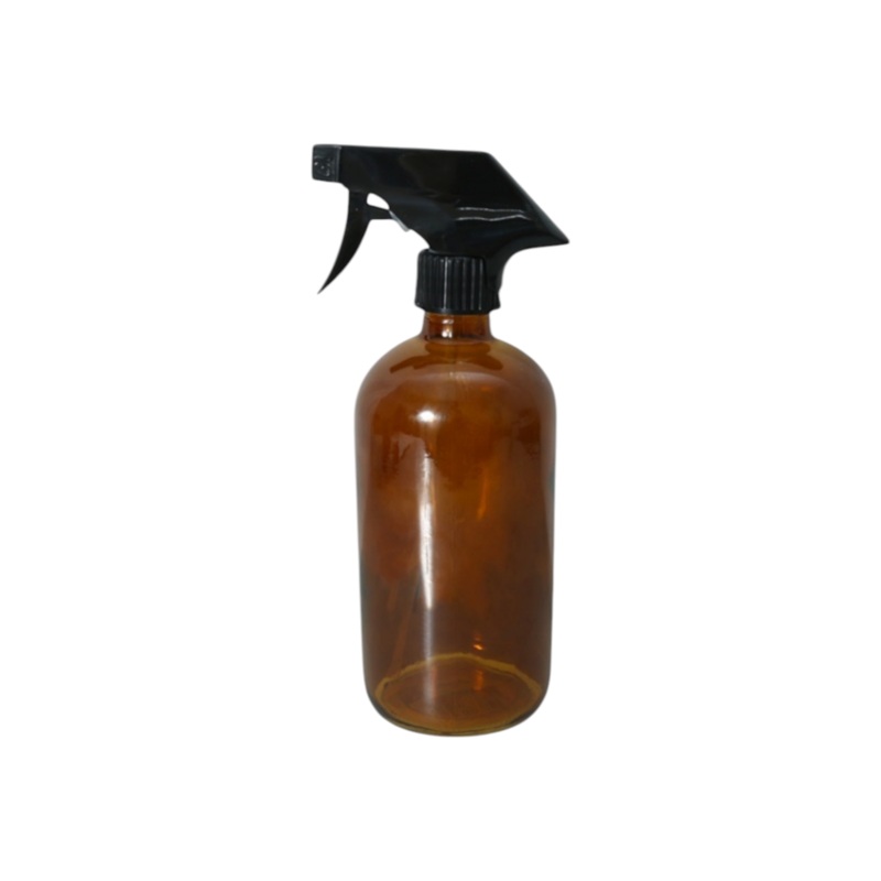 Acrylic Trigger Spray Bottle Amber Brown 450ml