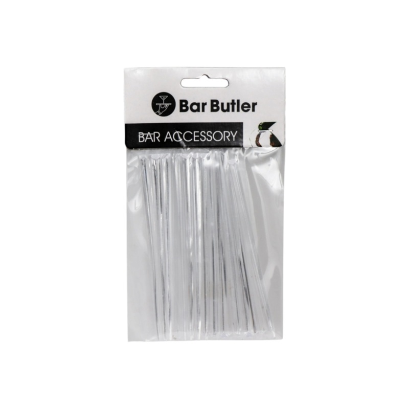 Bar Butler Prism Cocktails Stirrers Plastic 24pack