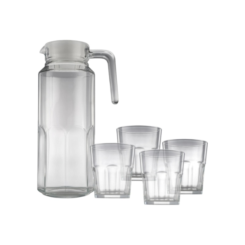 Consol Marbella 5pc Glass Water Set