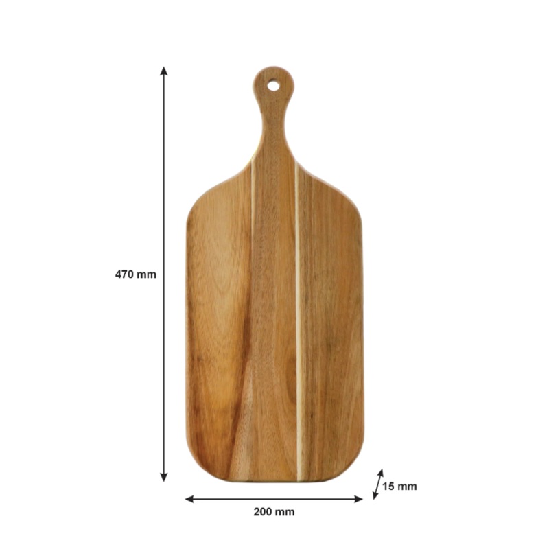 Regent Acacia Wooden Paddle Serving Board