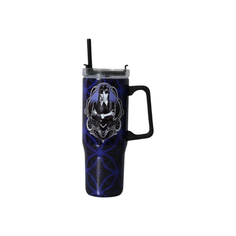 Wednesday Stainless Steel Rambler Mug Thermos Flask 940ml
