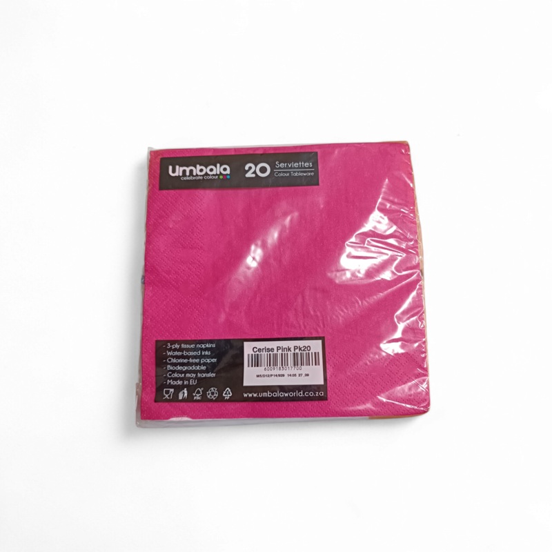 20 Servittes 3Ply Umbala Cerise