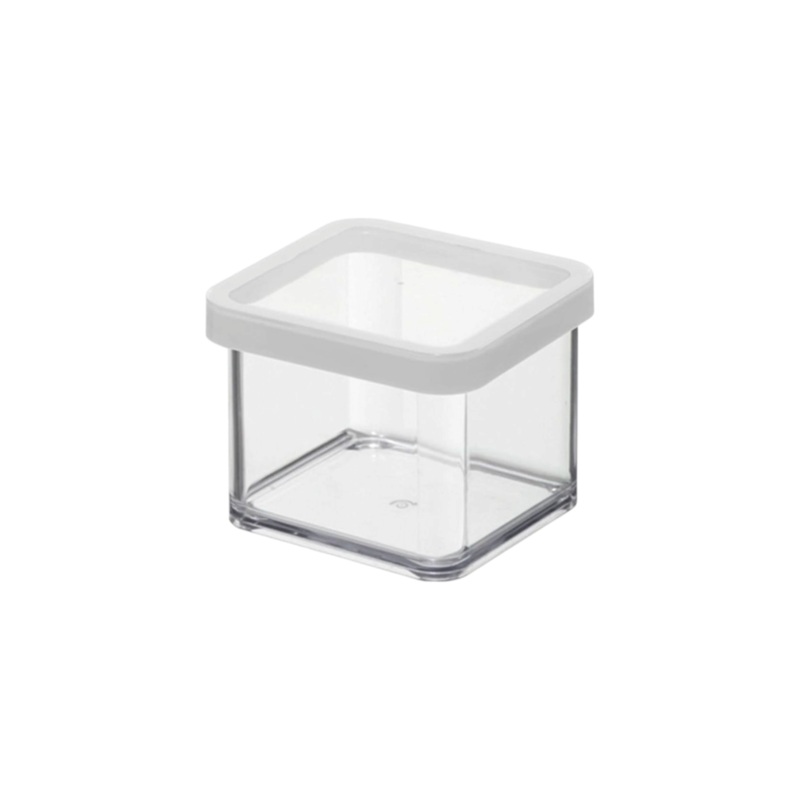 Acrylic plastic small canister Fresca