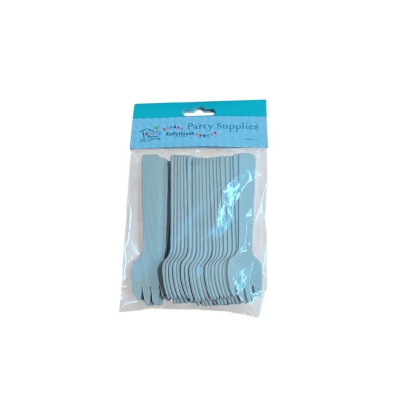 Diy Wooden Fork 10cm 25pack