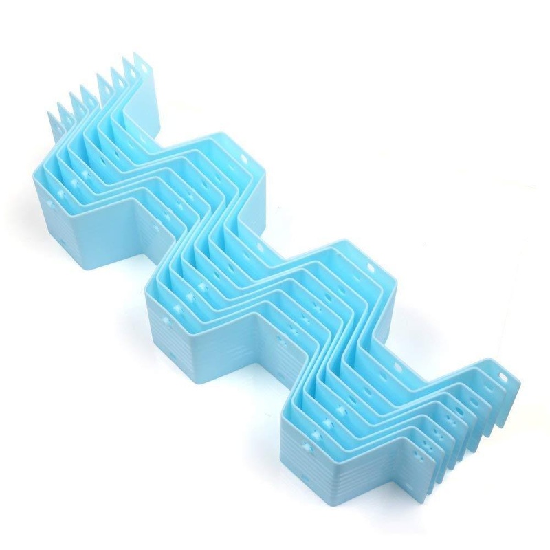 1125 Closet Organizer Drawer Dividers Plastic Partition Cabinet Clapboard – 8 Pcs