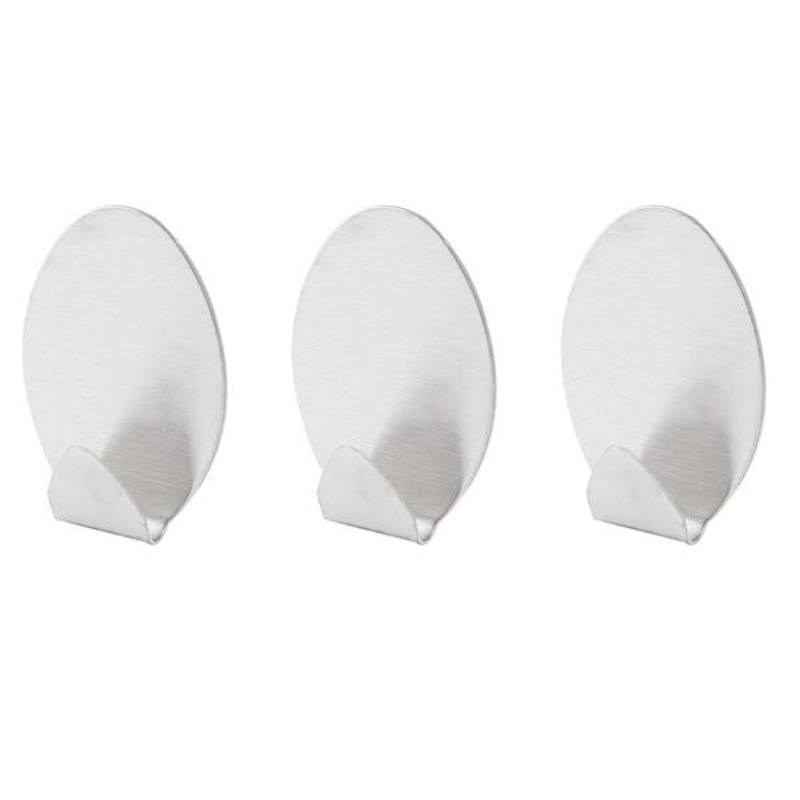 1643 Multipurpose Stainless Steel Adhesive Hooks