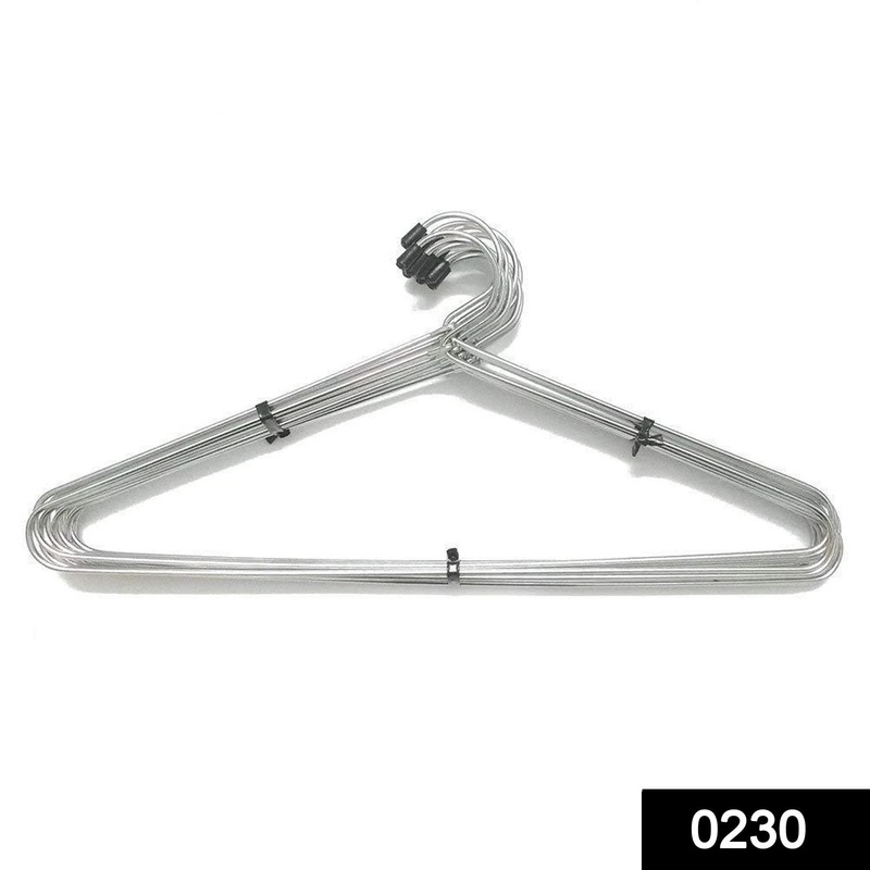 230 Stainless Steel Cloth Hanger (12 pcs)