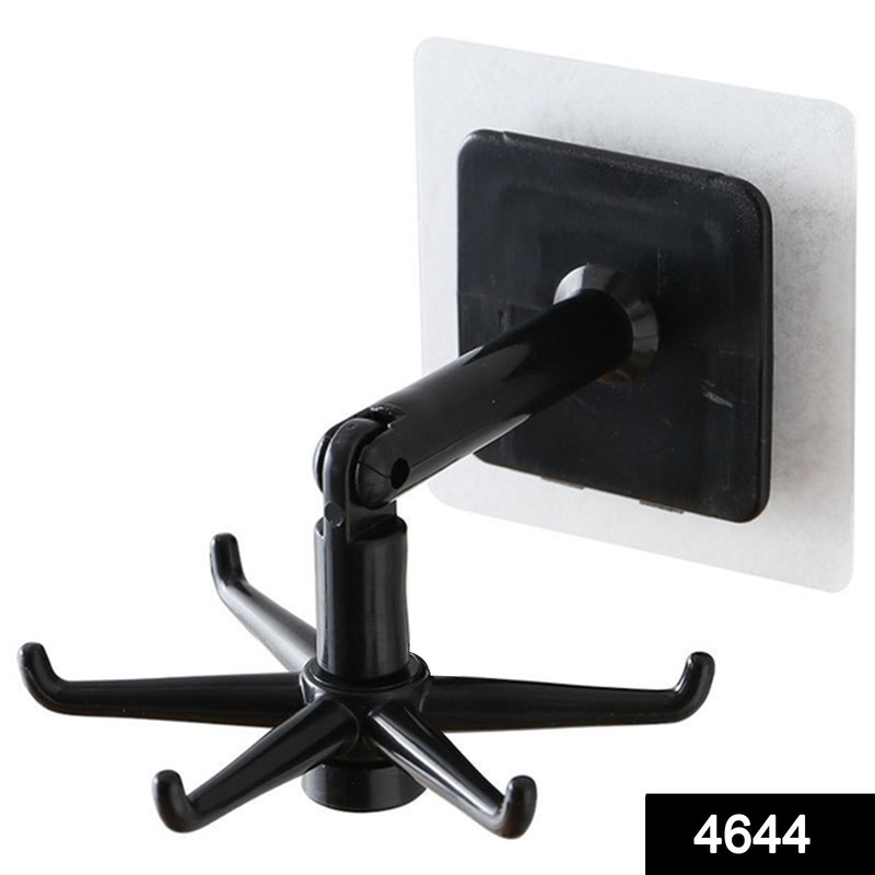 4644 360 Rotating Folding Hook Self-Adhesive Waterproof Wall Mounted Hook