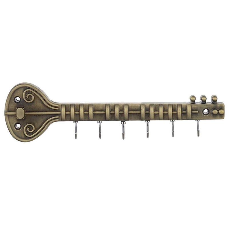 0495 Guitar Shaped Wall Key Holder