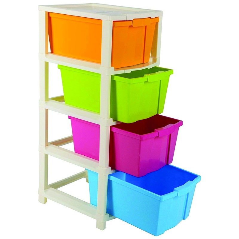 0768 Multipurpose Modular Drawer Organizer Storage Box – 4 Layers