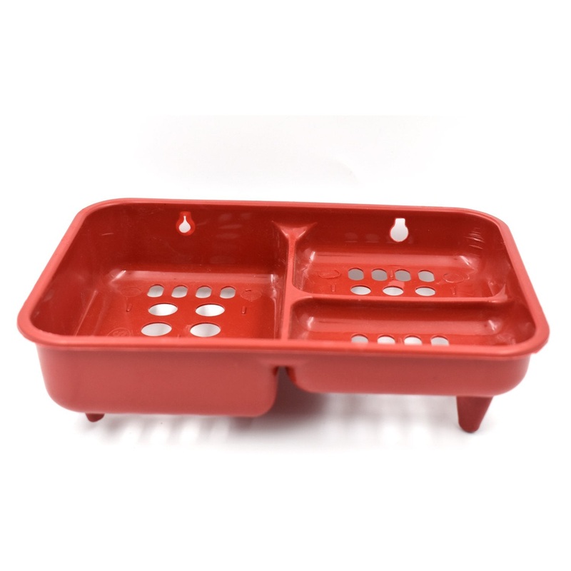 1130A 3 in 1 Soap keeping Plastic Case for Bathroom use