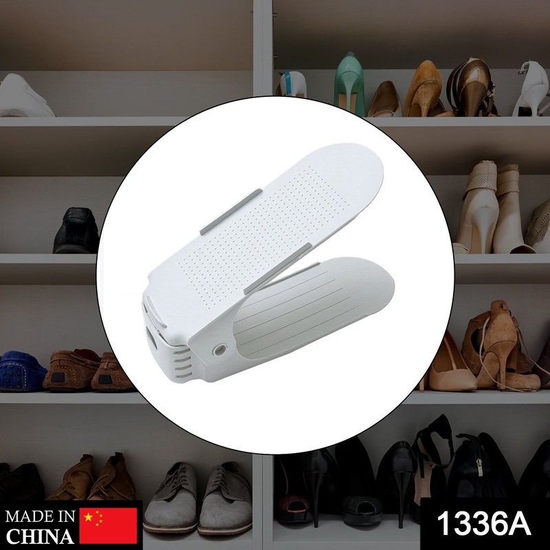 1336A ADJUSTABLE FOLDING SHOE SLOTS ORGANIZER.