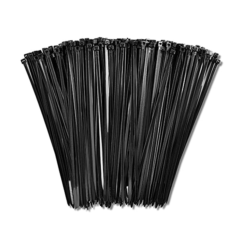 3141 10Inch Nylon Self Locking Cable Ties, Heavy Duty Strong Zip Wire Tie. Pack of 100 – Black