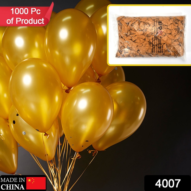 4007 Decoration Party Balloon for Birthday, Festival, Celebration – 1000 pcs (Multicolor)