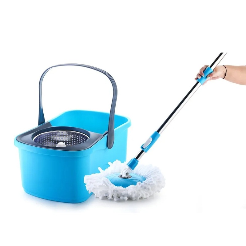 4799 SS Jali Bucket Mop used in all kinds of household and official bathroom purposes for cleaning and washing floors and surfaces.