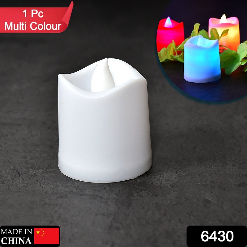 6430 1PC FESTIVAL DECORATIVE – LED TEALIGHT CANDLES | BATTERY OPERATED CANDLE IDEAL FOR PARTY.