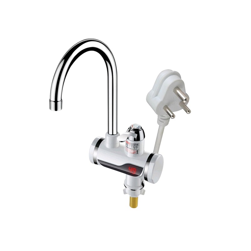 1684A Stainless Steel LED Digital Display Instant Heating Electric Water Heater Faucet Tap