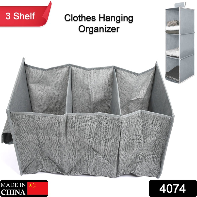 4074 Clothes Storage Organiser , Storage Organiser, Washable  Organiser, Clothing & Storage, Drawer Organiser for Home Use