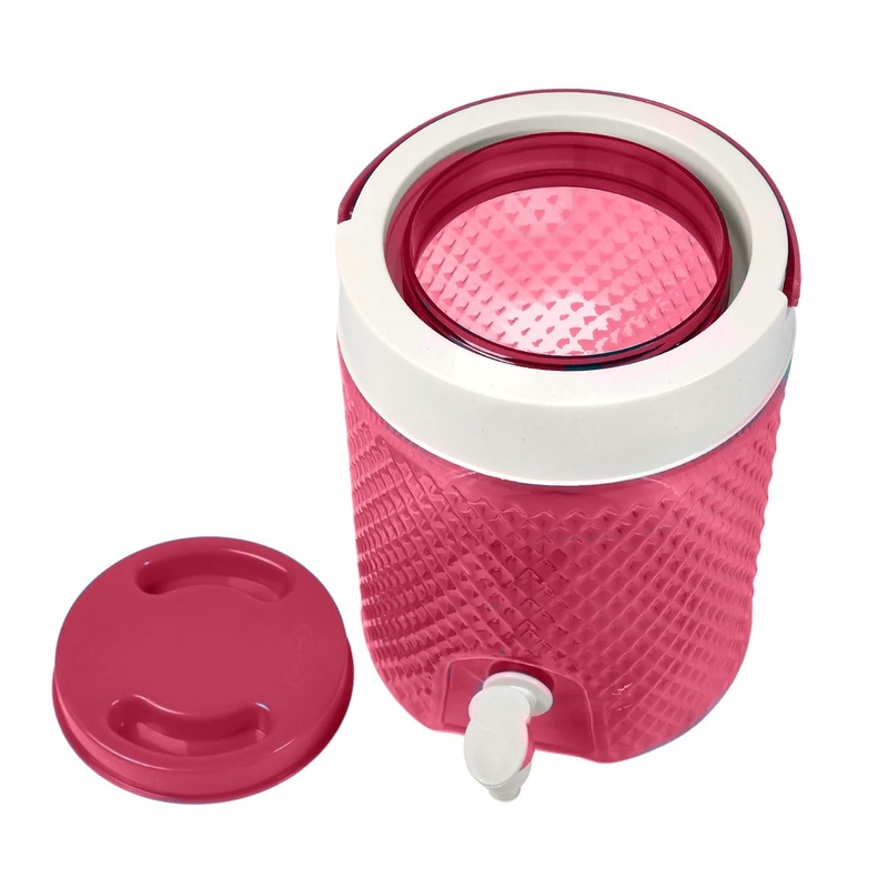 5348  DIAMOND CUT DESIGN PLASTIC WATER JUG TO CARRYING WATER AND OTHER BEVERAGES WATER COOLER / CAMPER / WATER JUG 6 LTR JUG ( MOQ :- 14 PC )